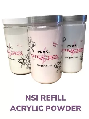 NSI Attraction Acrylic POWDER Choice Of Colour 100% Original NSI *DECANTED* • £3.55