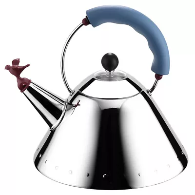 NEW Alessi Michael Graves Kettle With Bird Whistle Blue • $266