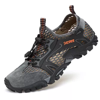 HANHAN Mens Quick Dry Water Shoes Outdoor Trekking Non-slip Wading Sneakers • $24.99