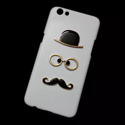 3D Cute Hat Eye Mustache Back Hard Phone Case Cover For OPPO R9S Plus • $9.33
