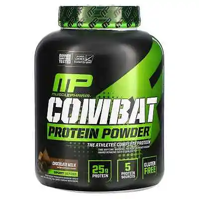 2 X MusclePharm Combat Protein Powder Chocolate Milk 4 Lbs (1814 G) • $244.96