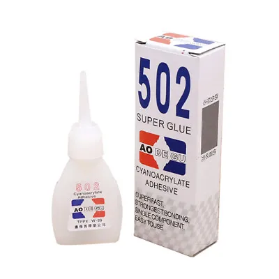 5x Cyanoacrylate Adhesion Strong Fast Repair 502 Super Glue Instant Adhesive Hot • $6.13