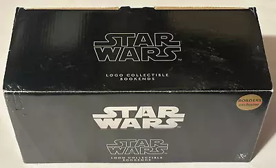 Gentle Giant Star Wars Logo Borders Exclusive Collectible Bookend Set #236/5000 • $99.99