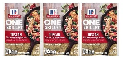 McCormick One Skillet Tuscan Seasoning Mix 3 Pack • $13.95