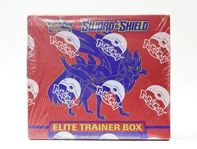 Pokemon TCG Sword And Shield Zacian Elite Trainer Box ETB First Print Sealed • $120