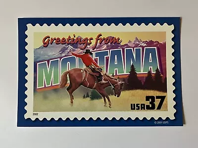 Postcard ~ Greetings From Montana ~ New • $3