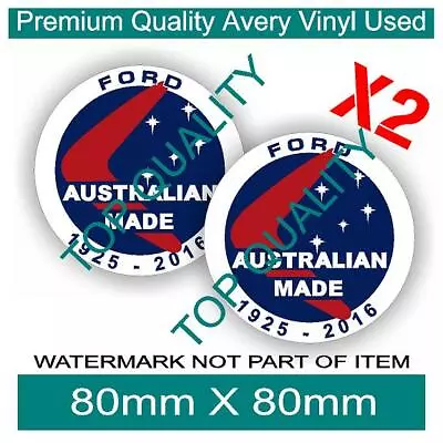 Ford Australian Made 1925-2016 Decal Sticker Car Toolbox Man Cave Stickers • $5.40