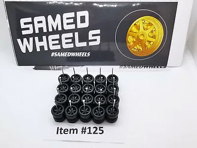 10 Set ECO Samed Wheels 6 Spoke Black Rim #125 • $15