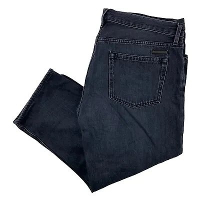 Burberry Brit Men’s Button-Fly Jeans Dark Wash Blue • 38x24 • $45.12