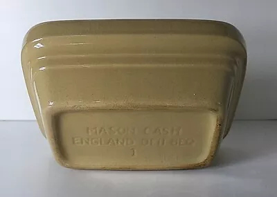 Vintage Mason Cash Individual Rectangular Pie Dish Made In England Butter Dish • £9.75