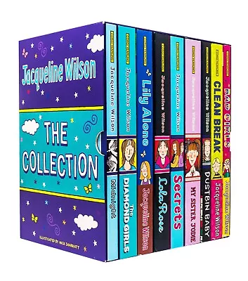 Jacqueline Wilson Collection 9 Books Box Set Bad Girls Dustbin Baby Midnight • £18.30