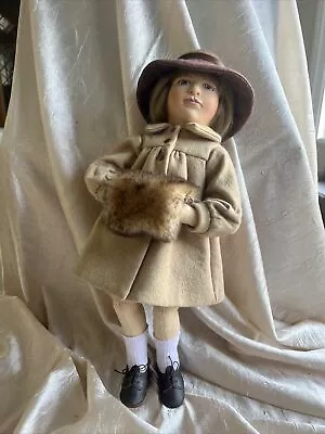 1991 Maggie Made Elizabeth 16.5  Felt Artist Doll Maggie Iacono W/ Coa 219/250 • $530