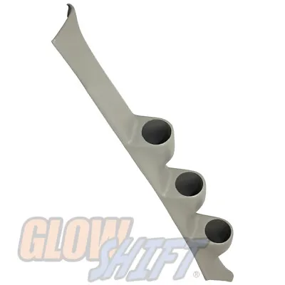 Full Size Gray 52mm Triple A-Pillar Gauge Pod For 1992-1995 Honda Civic • $56.99