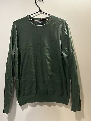 Tommy Hilfiger Sweater Mens Large Green  • $18