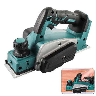 Cordless Planer 82mm Electric Plane Machine Woodworking Tool For Makita BodyOnly • £48