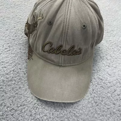 Cabelas Deer Embellished Embroidered Artwork Dad Hat Baseball Cap Dri Duck Trade • $14.95