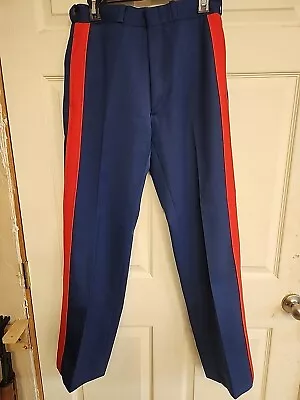 Marine Corps USMC Dress Blues Trousers Pants No Size With NCO Blood Stripe #3358 • $49