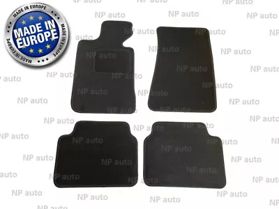 New Lhd Full Set Bmw E30 82-94 3ser Black Tailored Car Floor Mats Velour Carpet • $40