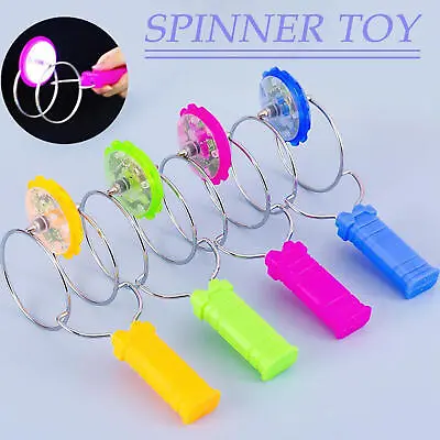 1PCS Light Magnetic Gyro Wheel Hand Spinner Magic Spin Toy Color Random NEW • $9.13