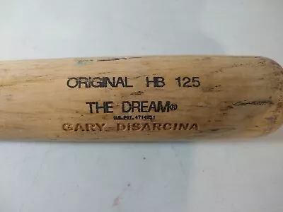 Hoosier Original HB 125  The Dream  Gary DiSarcina Wood Bat - FREE S&H! • $49.99