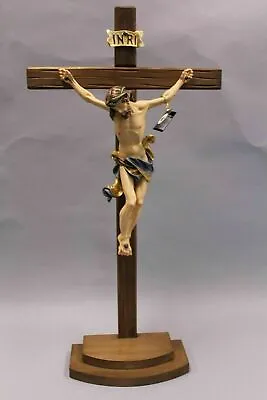 $529.95 • Buy 33  Standing Crucifix, Beautifully Carved And Painted Corpus - Altar Cross