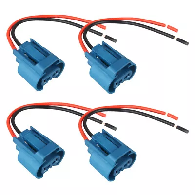 US Location 4PC 9005 HB3 Headlight Socket Connector Plug Female Adapter Harness • $9.39