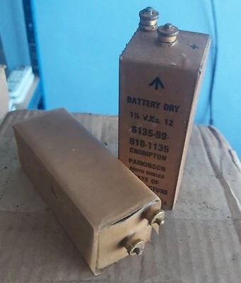 £5.99 • Buy Ww2 Army Military Radio Wireless Set Line Equipment Field Telephone Battery Dry