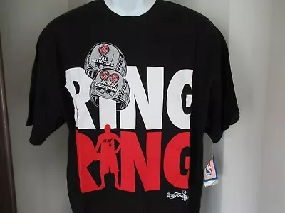 Lebron James Miami Heat  Ring Ring  Shirt Men's XL New With Tags Free Ship • $19.97