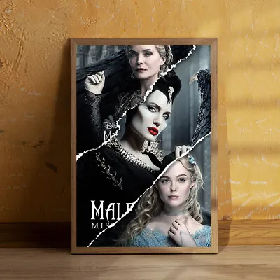 Maleficent: Mistress Of Evil (2019) Movie Poster Custom Poster Art Canvas Print • $7.59