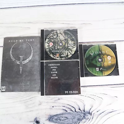 Quake Malice Q'Zone & Mission Pack 1 PC CD-Rom Base Game + 3 Expansions • £19.99