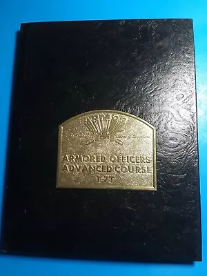 Military Yearbook : Armored Officers Advanced Course 1-7T 1976 -1977 • $14.20