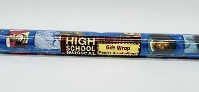High School Musical Disney Wrapping Paper 15 Sq Ft Gift Wrap Vintage Zac Efron • $9.99