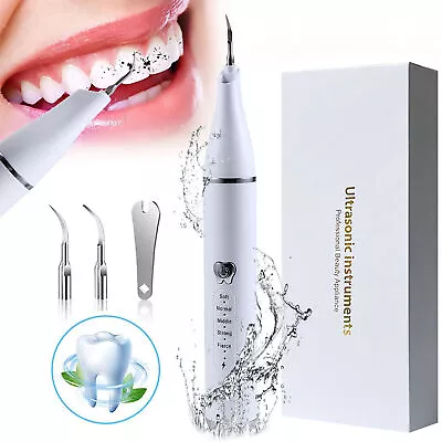 Ultrasonic Tooth Cleaner Electric Dental Scaler Tartar Plaque Calculus Remover • $8.99