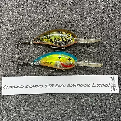 Excalibur Jimmy Houston Fat Free Fry Vintage Crankbaits Lot Of 2 Lures Advantage • $22.99