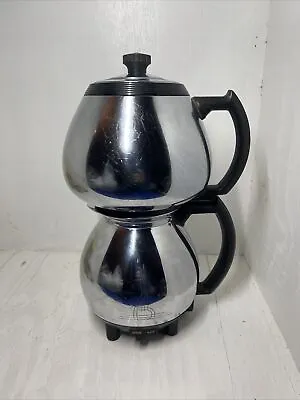 $27.99 • Buy Vintage Sunbeam Coffeemaster C30A Chrome Siphon Vacuum Coffeemaker 