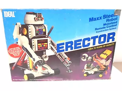 Robo Force MAXX STEEL Robot Erector Figure Set UNUSED 1984 Ideal • $10.50