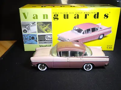 Very Rare Early 1/43 Corgi Vanguards Vauxhall Cresta Rusk Rose / Lilac Haze Mib • $1.29