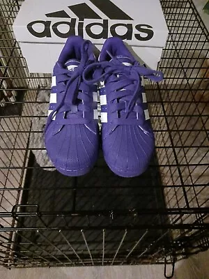 Size 5.5 - Adidas Superstar Purple W • $42.99