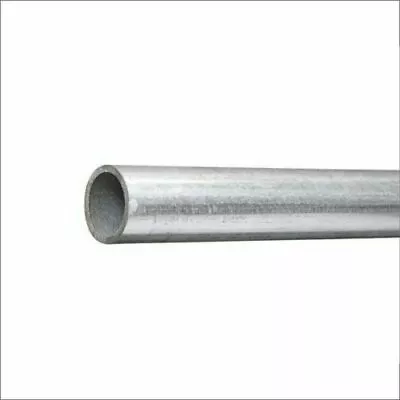 Galvanised Steel Pipe / Tube Plain End (No Threads) (1/2  To 2 ) - 10cm - 200cm • £10.79