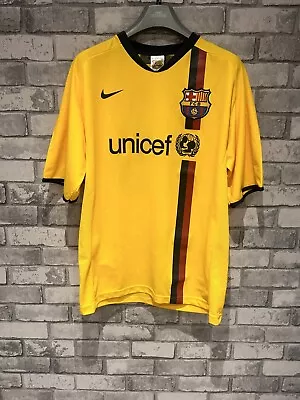 £39.99 • Buy Barcelona 2008/2009 Away Football Shirt Jersey #10 Messi Mens Size Large Spain