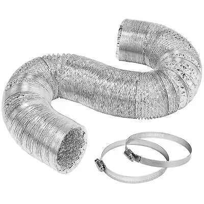 VIVOSUN 6 Inch 8 Ft Air Aluminum Ducting Flexible Pipe For Ventilation Duct Fan • $19.99