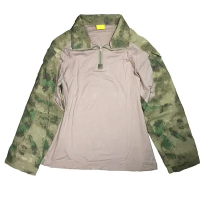Men's Army Tactical T-Shirt Long Sleeve Military Combat Camouflage Casual Shirts • $28.99