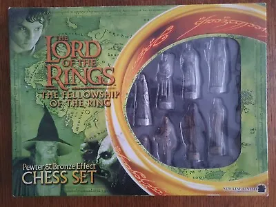 £31.50 • Buy Lord Of The Rings Chess Set: Fellowship Of The Ring. Pewter And Bronze Effect