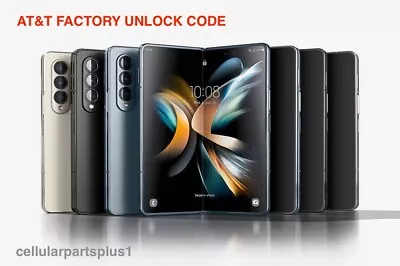 AT&T Factory Unlock Code Service SAMSUNG GALAXY Z3 Fold 3 4 Z Flip 5G Flip3 ATT • $6.99