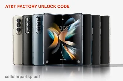 AT&T Factory Unlock Code Service SAMSUNG GALAXY Z5 Fold 5 4 3 Z Flip 5G ATT • $6.99