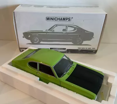 Minichamps 1:18 Ford Capri MK1 RS 2600 1970 LTD Edition 1 Of 576pcs #150 089075 • £95