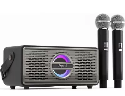 SINGMOOD Model S-330 Portable Bluetooth Karaoke Machine 2 Wireless Microphones • $175.50