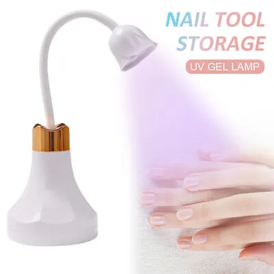 360° Cordless Mini LED UV Nail Lamp Rechargeable Gel Polish Dryer Nail Art Lamp • $14.98