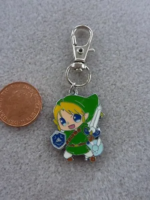 The Legend Of Zelda Link Keyring Keychain Enamel Bag Charm Birthday Gift #317 • £4.99