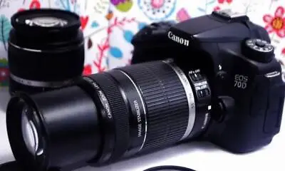 Canon EOS 70D With WiFi & High-speed Continuous Shooting [Operation Confirmed] • $1613.04